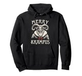 Merry Krampus Christmas Ugly Monster Men Women Kids Funny Pullover Hoodie