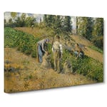 The Harvest By Camille Pissarro Canvas Print for Living Room Bedroom Home Office Décor, Wall Art Picture Ready to Hang, 30 x 20 Inch (76 x 50 cm)