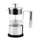 YAMA Glass French Press 2 Cup (8oz) - Tea & Coffee Press Stainless Steel / Glass