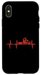 Coque pour iPhone X/XS Trucker Heartbeat Truck Driver Heartbeat