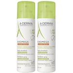 A-DERMA EXOMEGA CONTROL Spray émollient anti-grattage 2x200 ml