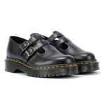 Dr. Marten Bex Smooth Leather Platform Mary Jane Women's Black Shoes