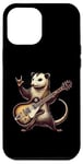 Coque pour iPhone 12 Pro Max Retro Possum Rock Music Men Kids Women Funny Opossum Rock