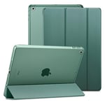 ESR Coque avec Rabat à Trois Volets Compatible avec iPad 9e/8e/7e Génération sorti en (2021,2020, 2019), Auto Veille/Réveil, Étui Rigide avec Support Trifold, Vert