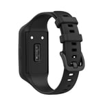 Huawei Band 7 / 6 Pro / Honor Band 6 Strap Flexible Silicone Black