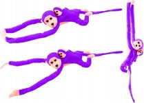 Leantoys Plush Baby Monkey Maskot Lila 90 Cm