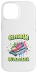 Coque pour iPhone 14 Chaussure de course mignonne de super-héros de tapis roulant