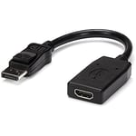 StarTech.com DisplayPort to HDMI Adapter - 1920 x 1200 - DP to HDMI Converter - Plug and Play DisplayPort to HDMI Dongle (DP2HDMI)