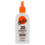 Malibu Sun SPF 20 Lotion Spray, Medium Protection Sun Cream, Water  200ml