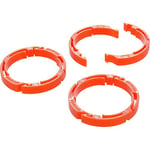 Kit: Volume Spacers, 3 Pairs: Float X2, Clip-in, Plastic, 0.25in 3