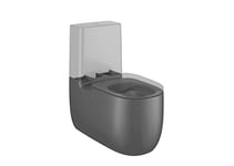 Roca Beyond A3420B9640 A3420B9640 Abattant WC avec cuvette basse murale, sortie double, 39,5 x 70,5 x 79 cm