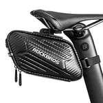 ROCKBROS Sacoche de Selle Vélo de Route VTT Imperméable Ultra léger Réfléchissant avec Housse de Pluie 1,5L