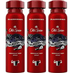 Old Spice Deodorant Body Spray Men Nightpanther 150ml x 3