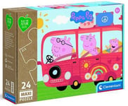 Clementoni Peppa Pig Maxi Puzzle 24pcs Supercolor  Peppa's Family Day Out. 3+