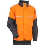 Veste de pluie KOX Aquatex 2.0, orange/gris, taille l