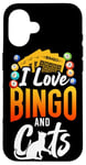 iPhone 16 Bingo Player Cat I Love Bingo And Cats Case