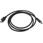 VoltShine 1.5 m HDMI cable in Elegant Black Colour. Ideal for connecting your electronic devices, guaranteeing a transmission of Video and Audio Connect and Enjoy!