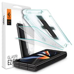 Spigen Glas.tR EZ Fit Verre Trempé pour Samsung Galaxy Z Fold 4, 2 Pièces, Dureté 9H, Résistant aux Rayures, Protection écran