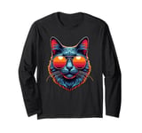 Retro Sunglasses Korat Cat Long Sleeve T-Shirt