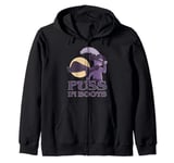 DreamWorks Puss In Boots: The Last Wish Silhouette Puss Logo Zip Hoodie