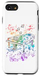 iPhone SE (2020) / 7 / 8 Grand Piano Rainbow Colours Pianist Musician Music Teacher Case