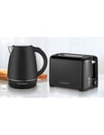 Westinghouse Kettle & Toaster Set, Black, WHKTP11K