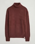 Merz b. Schwanen Merino/Cashmere Rollneck Bark Brown