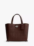 Coach Willow 24 Croc Leather Tote Bag