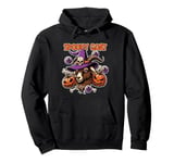 Funny Farm Halloween Shirt Pumpkin Spooky Goat Witch Hat Pullover Hoodie