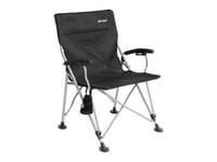 Outwell Campo Xl - Camping Chair - Rektangulär - Armstöd - D-Formad - 600D X 300D -Olyester, Pvc-Beläggning - Svart