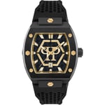 Montre Homme PHILIPP PLEIN THE HEXAGON PHANTOM PWPUA0224 Silicone Noir