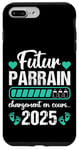 Coque pour iPhone 7 Plus/8 Plus Futur Parrain 2025 Humour Annonce Naissance Grossesse Cadeau