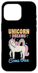 iPhone 16 Pro Unicorn rainbow - Unicorn dreams come true Case