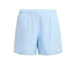 adidas Boy's Classic Badge of Sport Swim Shorts, Glow Blue, 7-8 Years