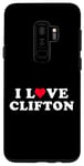 Galaxy S9+ I Love Clifton Matching Girlfriend & Boyfriend Clifton Name Case