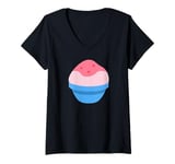 Womens Shaved Ice V-Neck T-Shirt