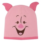 Winnie the Pooh Piglet Face Beanie pink