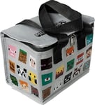 Cool Bag School Picnic Lunch Box/Insulated Small Thermal Cooler -Minecraft Faces