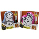 DESPICABLE ME 3 COLOUR YOUR OWN CHARACTER MINIONS CRAFTS DOODLE TOYS OFFICIAL