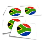 4x Rectangle Stickers - South Africa Pretoria Flag #9121