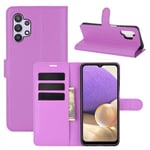 Samsung Galaxy A32 4G Pu Wallet Case [Purple]