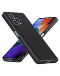 Cresee Case for Xiaomi Redmi Note 12 Pro Plus 5G (Note 12 Pro+ 5G) Thin TPU Cover with Camera Protection Soft Interior Slim Fit Flexible Phone Case for Redmi Note 12 Pro+, Black