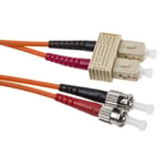 Câble fibre optique Rs Pro 1m Avec connecteur / sc, OM2 Multi-mode ( Prix pour 1 )