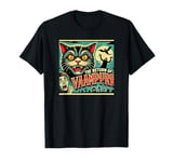 Funny Vampire Cat, Halloween, Love Cats with Attitude T-Shirt