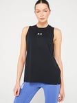 UNDER ARMOUR Womens Off Campus Muscle Tank - Black/White, Black, Size Xl, Women