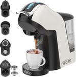 19 Bar 5in1 Multicapsule Espresso Coffee Machine for Nespresso/Dolce White-uk 