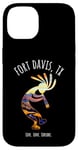 Coque pour iPhone 14 Fort Davis Texas USA Motif Kokopelli dansant