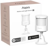 Détecteur de Mouvement et de lumière P2, Matter sur Thread, Routeur de Bordure, avec Détecteur de Lumière, Compatible avec Apple Home, Google Home, Alexa, SmartThings. Hub M3 requis pour