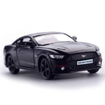 1:36 Diecast Car Authourized Models Dark Black Series Exquisite Made Collectible Play Mini Cars 12.5 Cm Pocket Toy For Boys 029M-Mustang