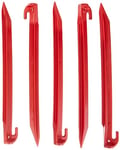 McKINLEY Tente Petites Pièces Piquet en Plastique 30Cm Accessoires Adulte Unisexe, Rouge, 1